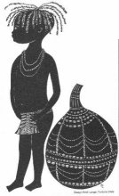 Turkana Child by Heidi Lange